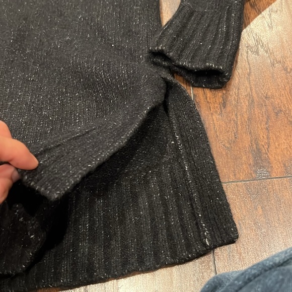 Everlane The Cloud Turtleneck Wool Cotton Alpaca Blend Womens Medium in black - Picture 3 of 9